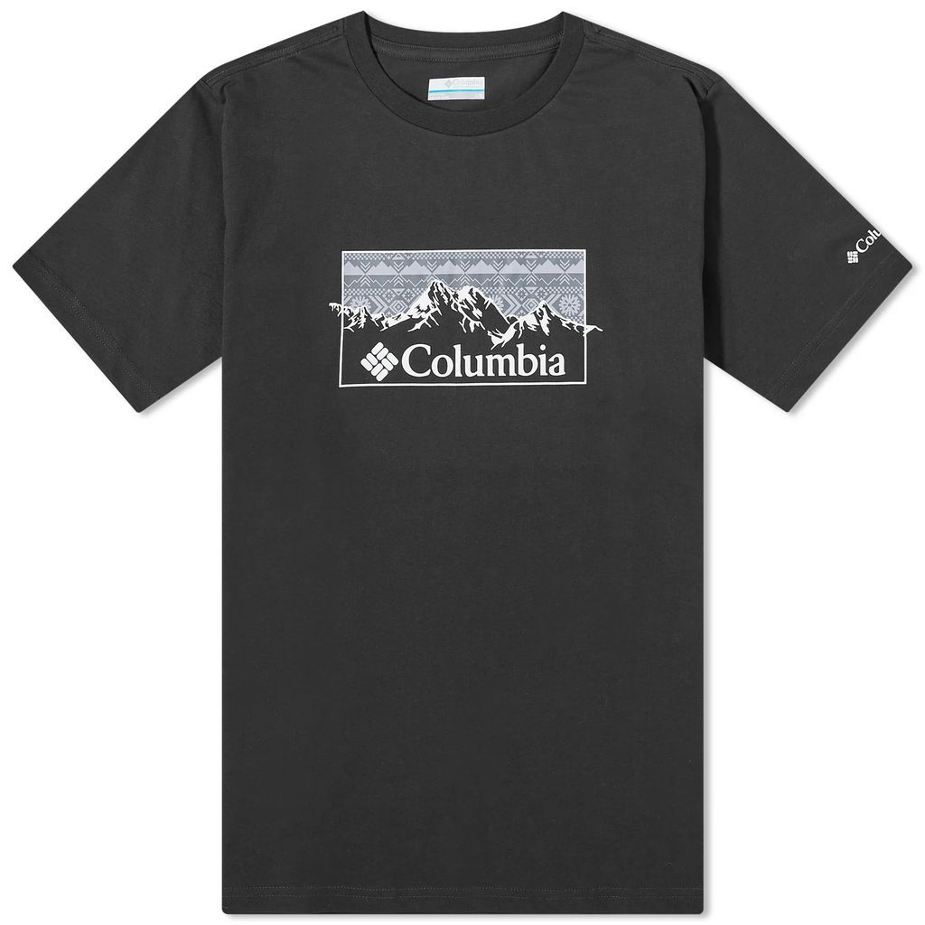 Men's CSC™ Seasonal Logo T-Shirt Black/Checkered Range Graphic