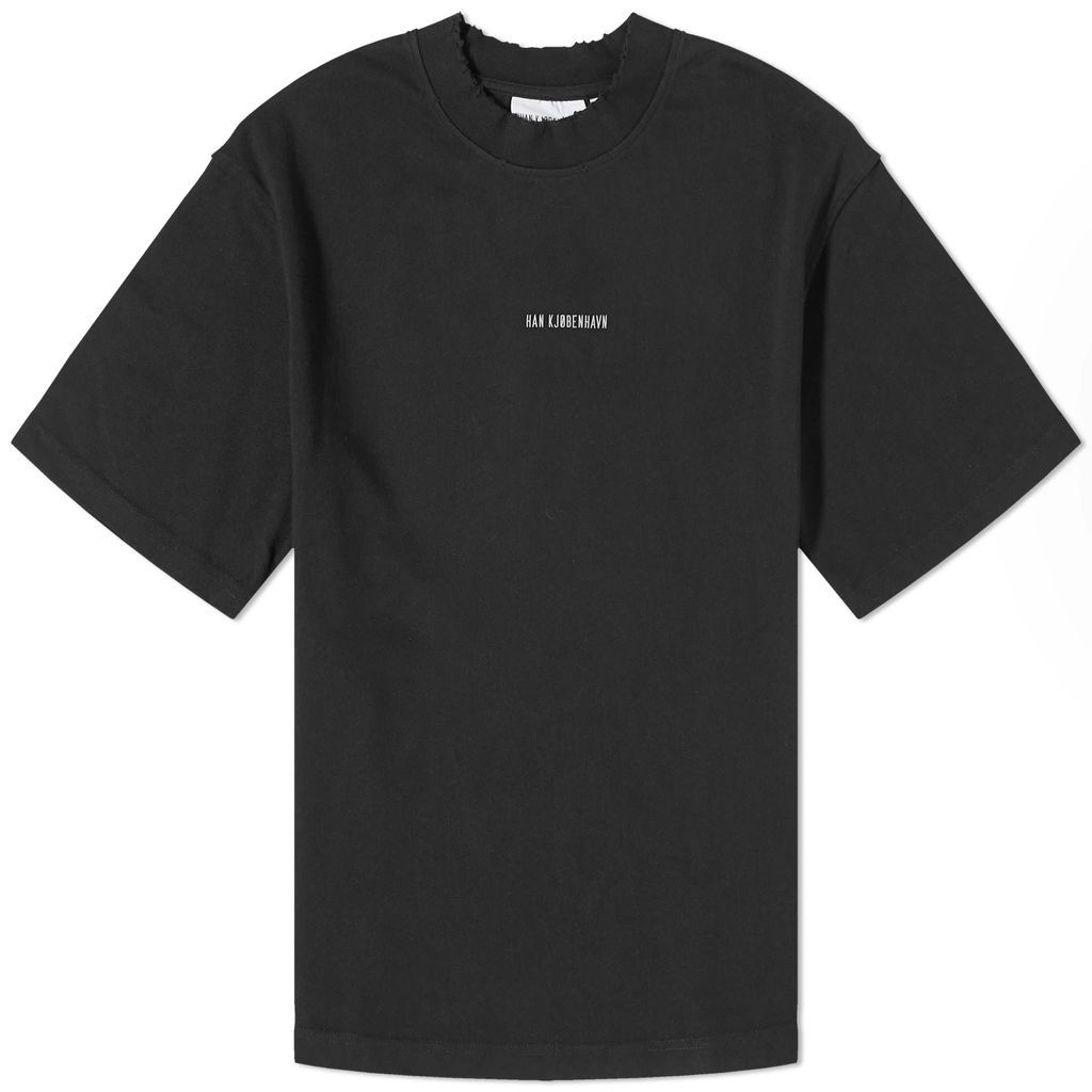 Men's Distressed Logo T-Shirt Distressed Black