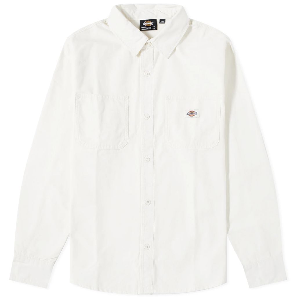 Men's Duck Canvas Overshirt Stone Washed Cloud