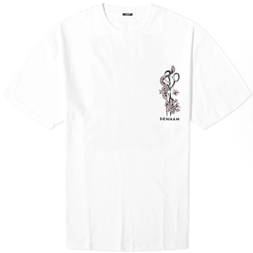 Men's DXT College Reg T-Shirt White