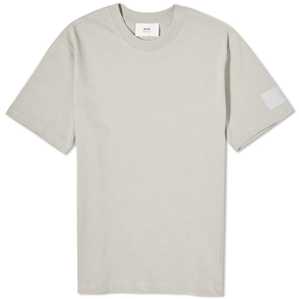 Men's Fade Out Tonal Heart Logo T-Shirt Pearl Grey