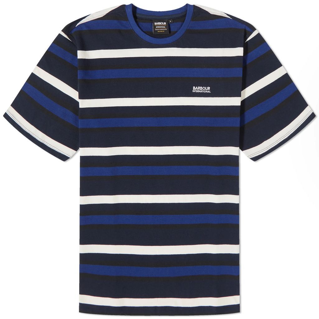 Men's International Gauge Stripe T-Shirt Night Sky