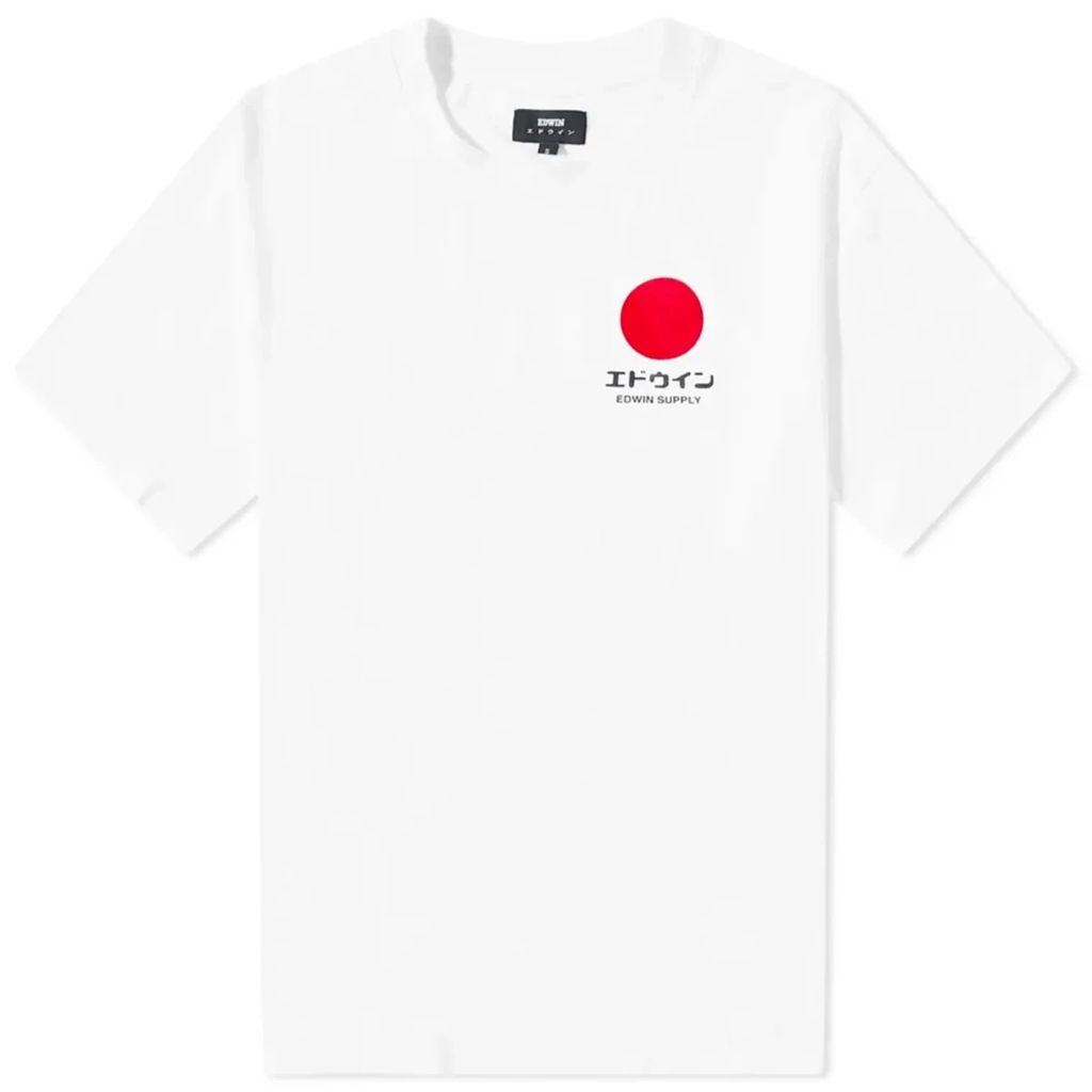 Men's Japanese Sun Supply T-Shirt White