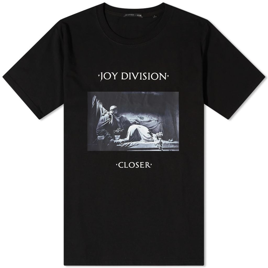 Men's Joy Division Closer Band T-Shirt Jet Black