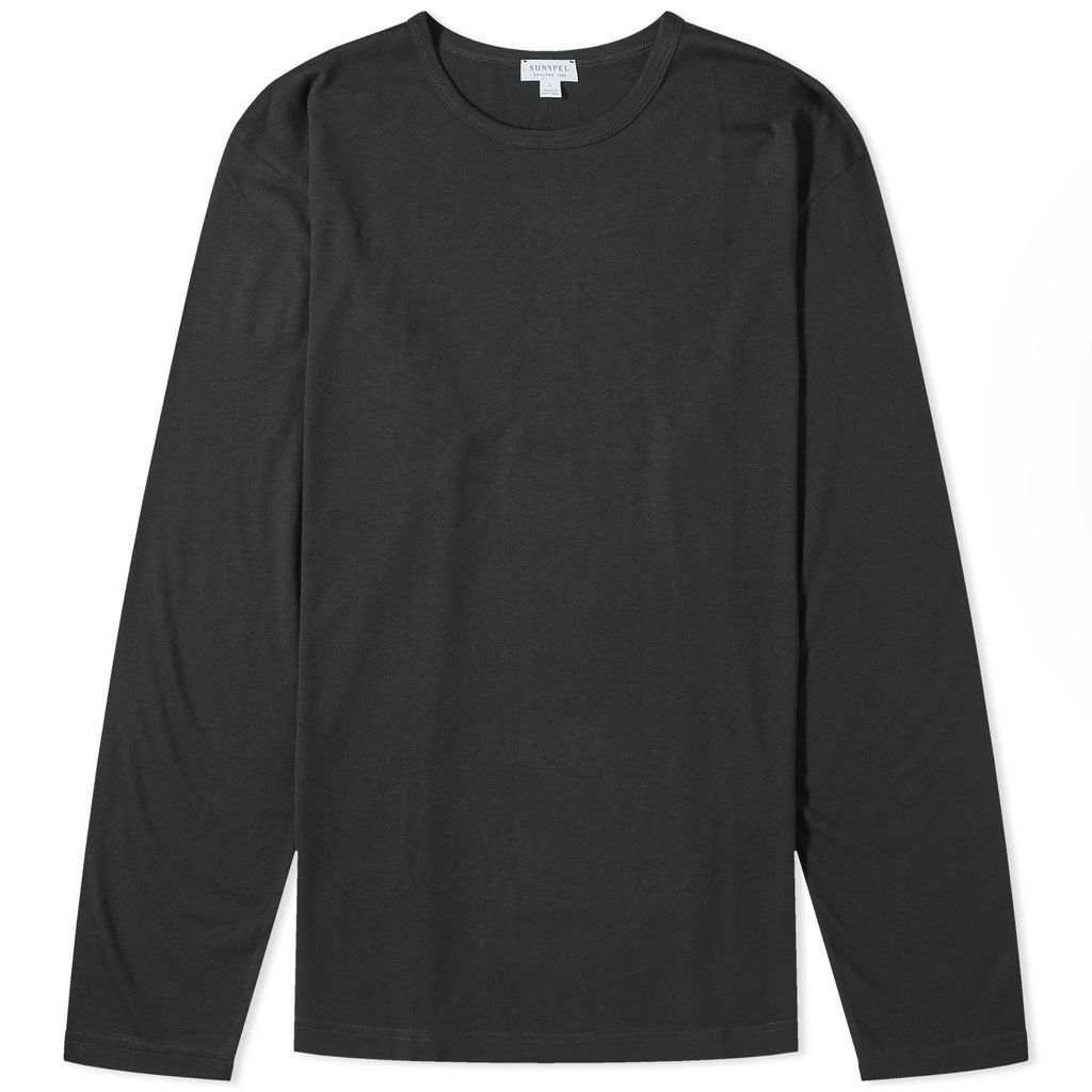 Men's Long Sleeve Lounge T-Shirt Black