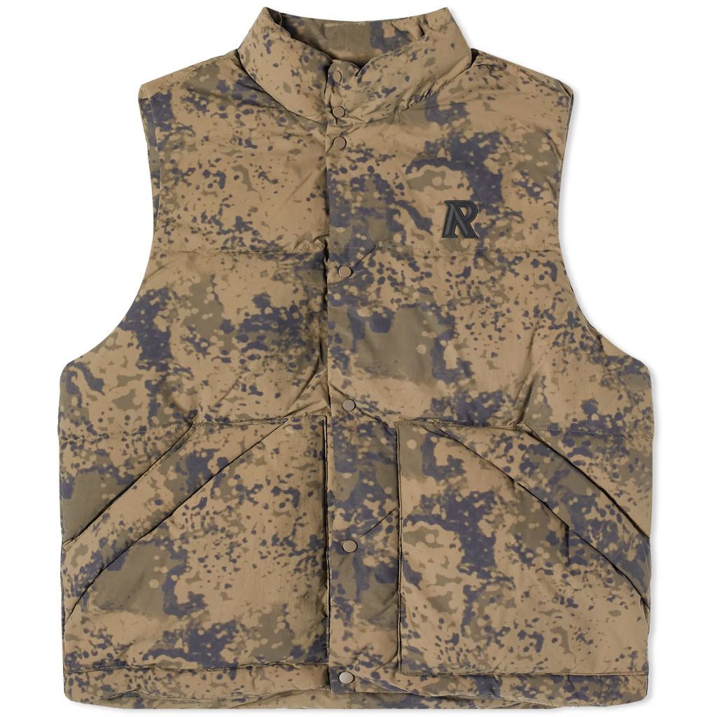 Men's Nylon Puffer Gilet Camo