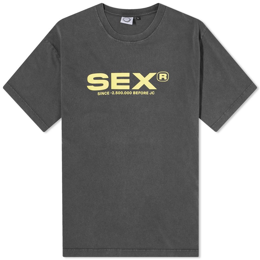 Men's Sex T-Shirt Washed Black