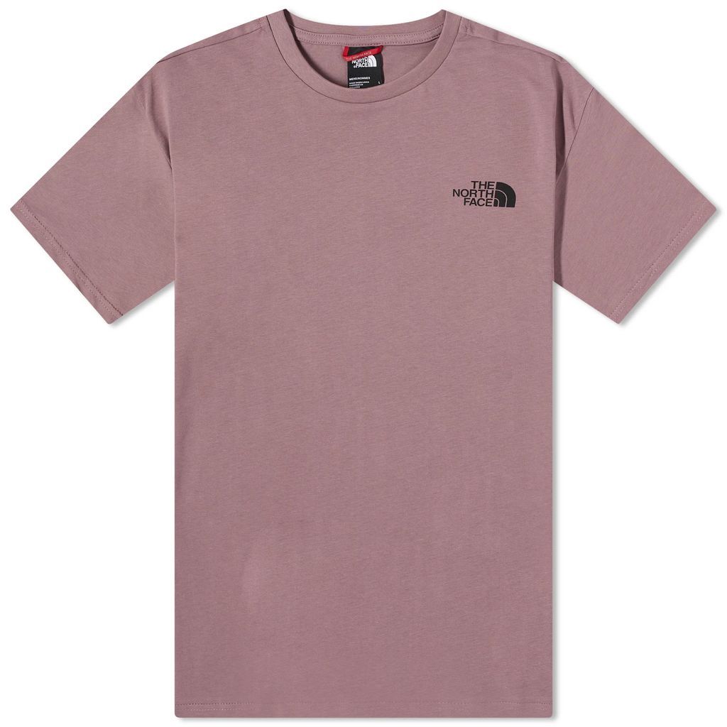 Men's Simple Dome T-Shirt Fawn Grey