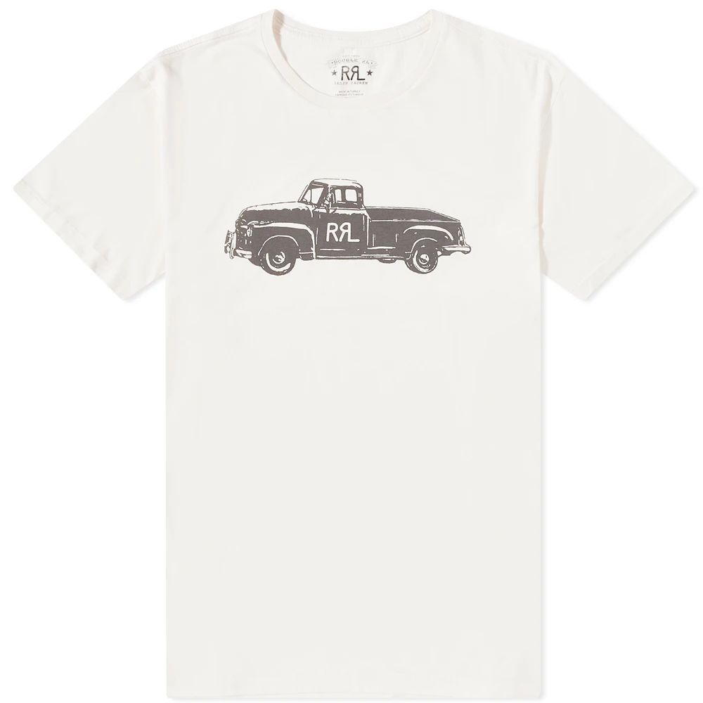 Men's Truck Logo T-Shirt Paper White