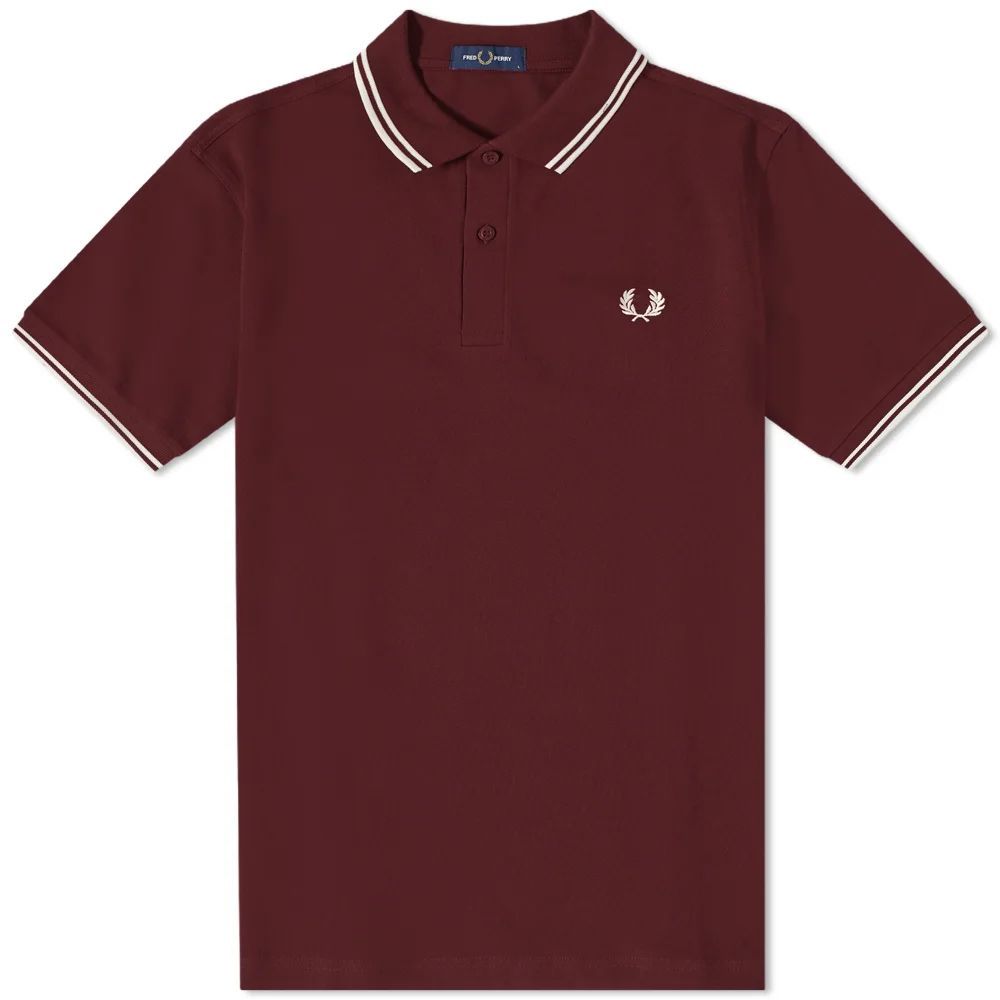 Men's Twin Tipped Polo Oxblood