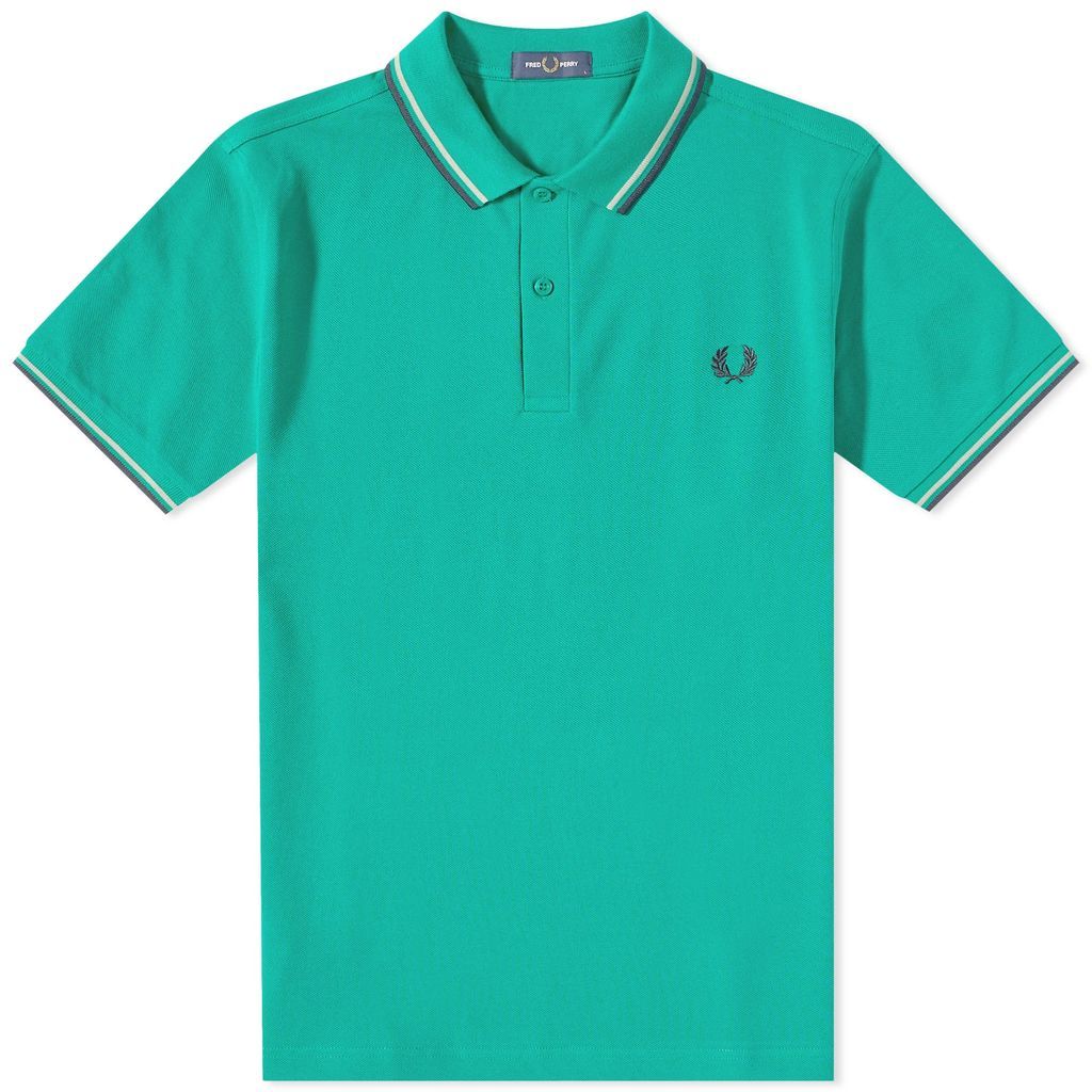 Men's Twin Tipped Polo Fred Perry Men's Green