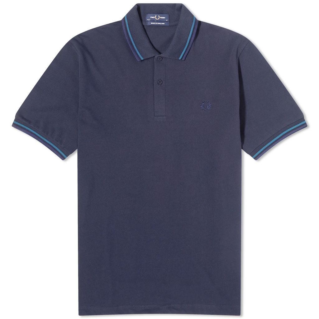Men's Twin Tipped Polo Navy/Petrol Blue/French Navy