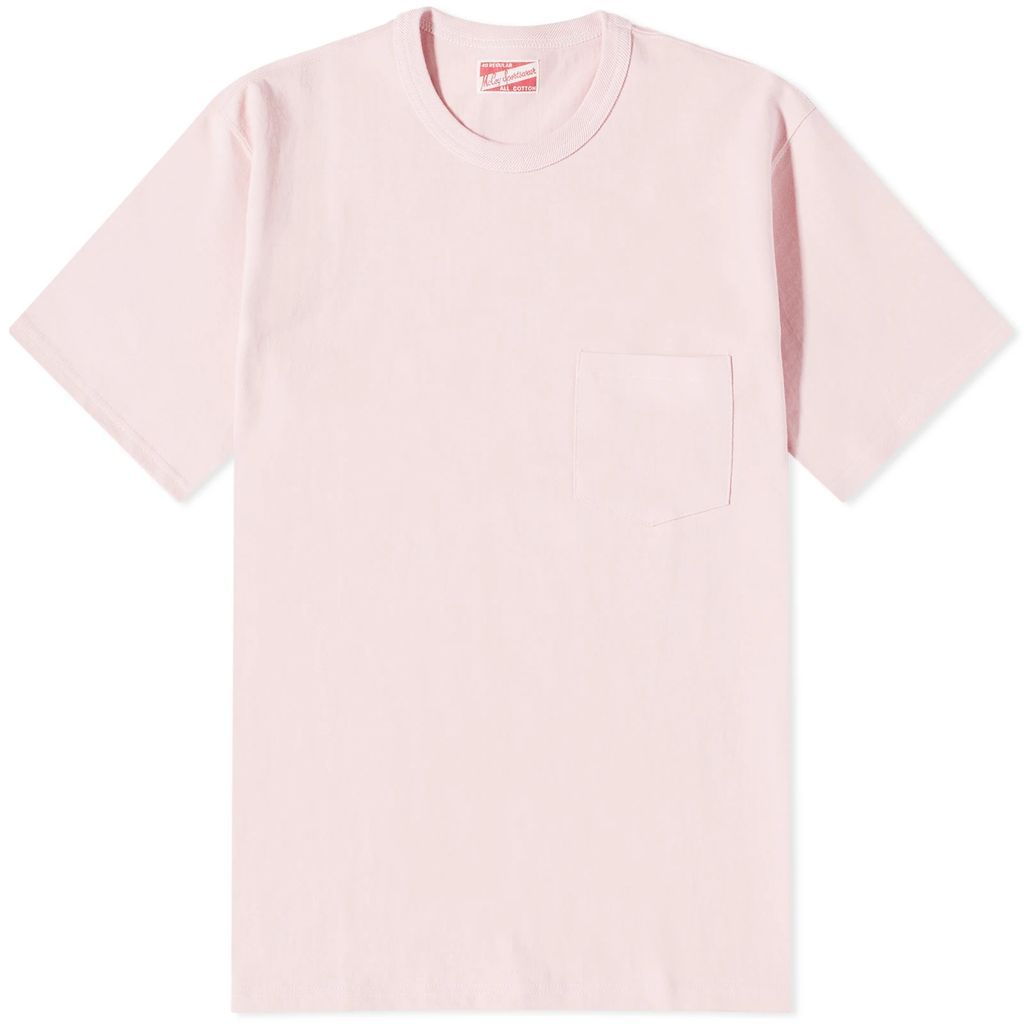 The Real McCoy's Joe McCoy Pocket T-Shirt Pink