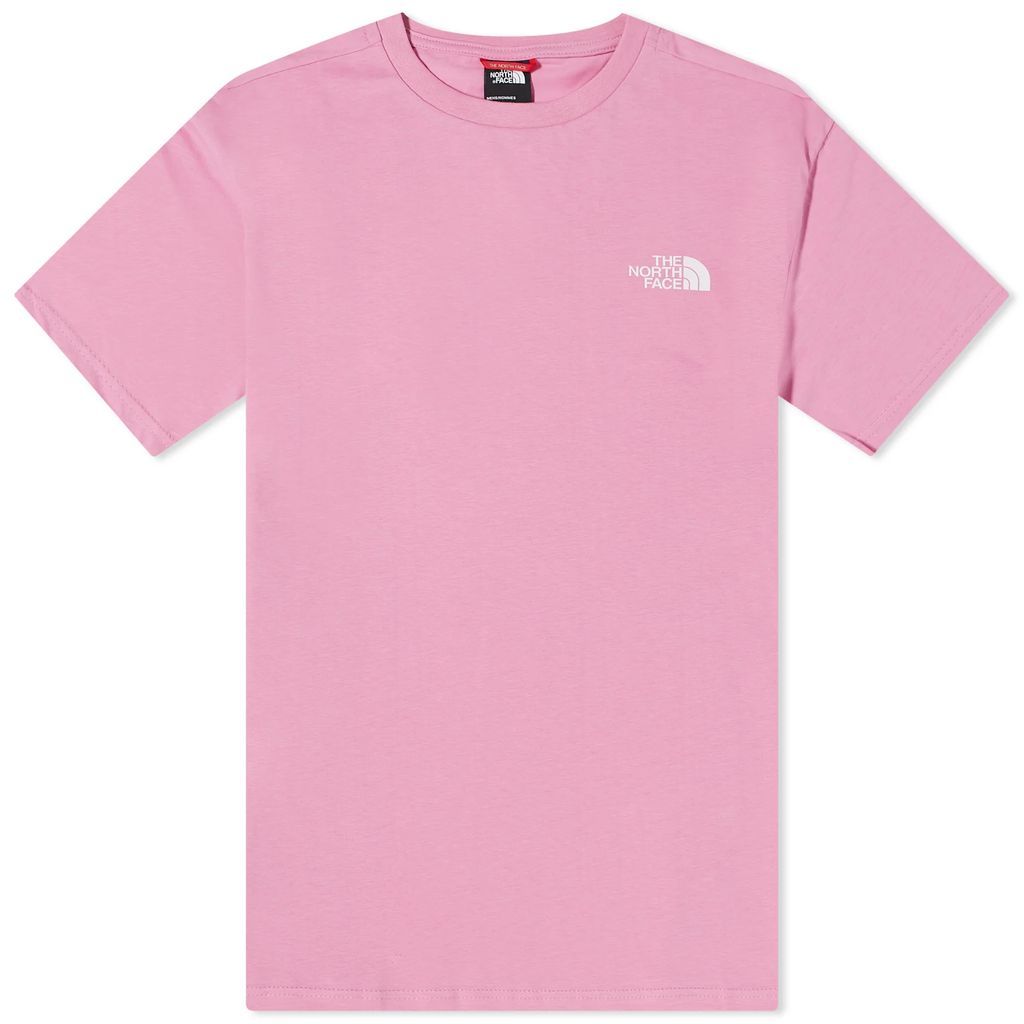 Men's Simple Dome T-Shirt Orchid Pink