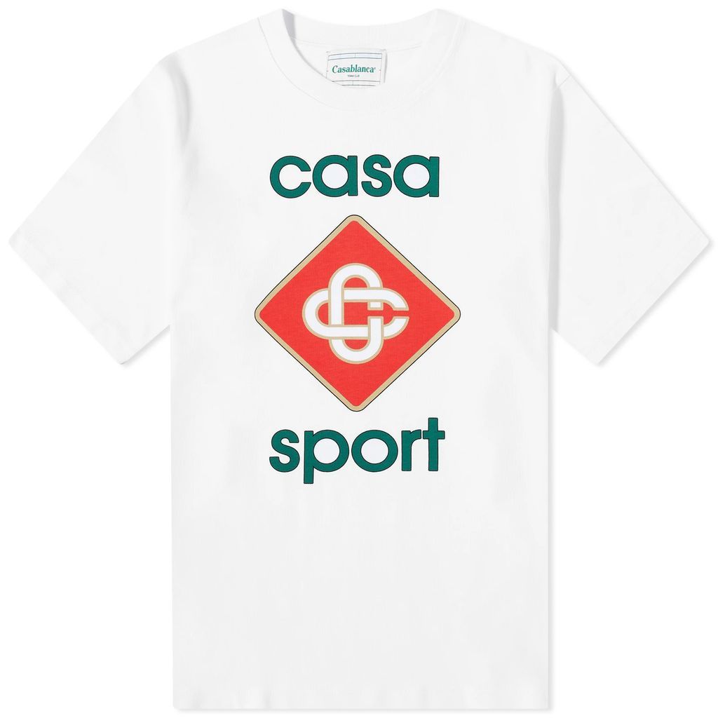 Men's Casa Sport Logo T-Shirt White