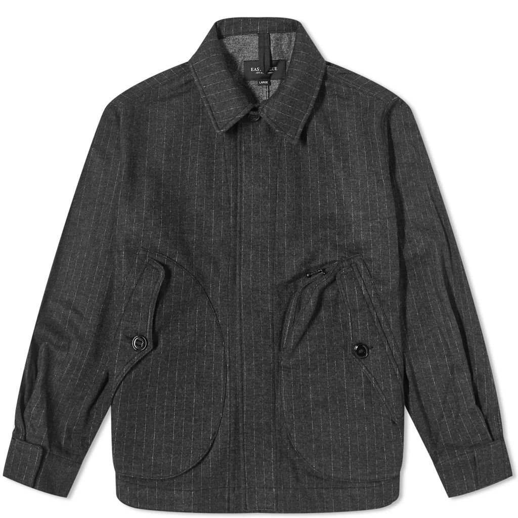 Men's OG106 Shirt Jacket Grey Chalk Stripe