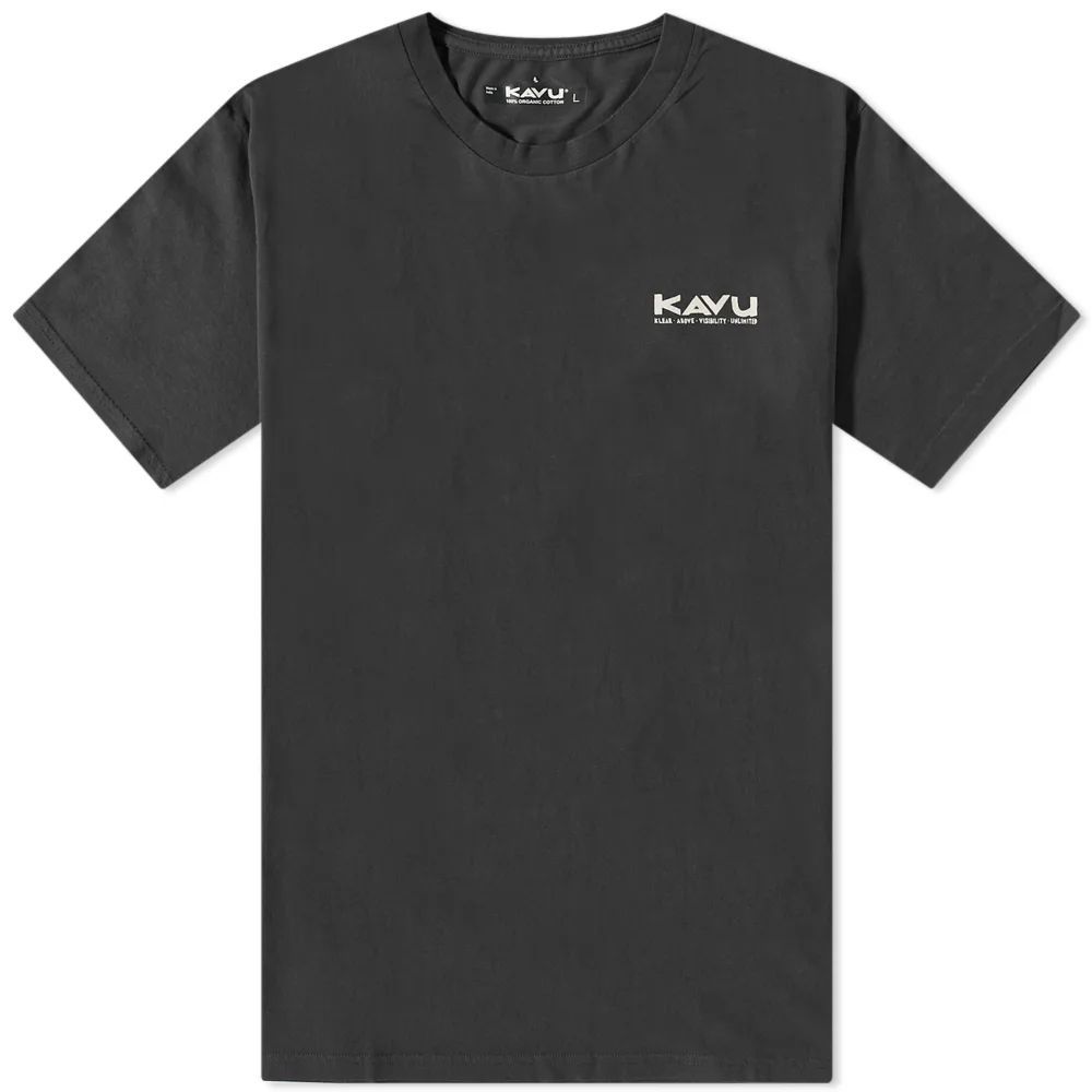 Men's Klear Above Etch Art T-Shirt Black Licorice