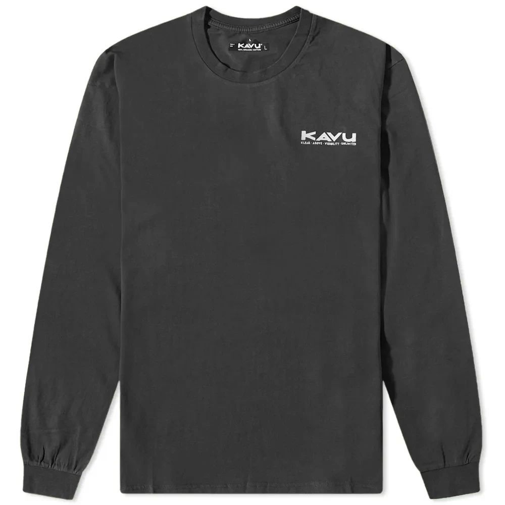 Men's Long Sleeve Etch Art T-Shirt Black Licorice