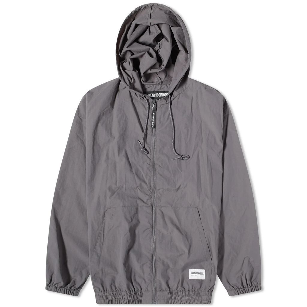 Men's Hooded Zip Up Jacket Grey