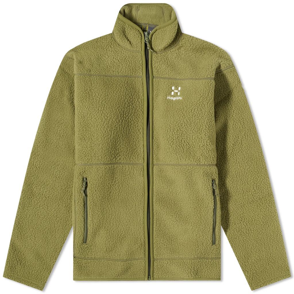 Men's Mossa Pile Fleece Jacket Olive Green