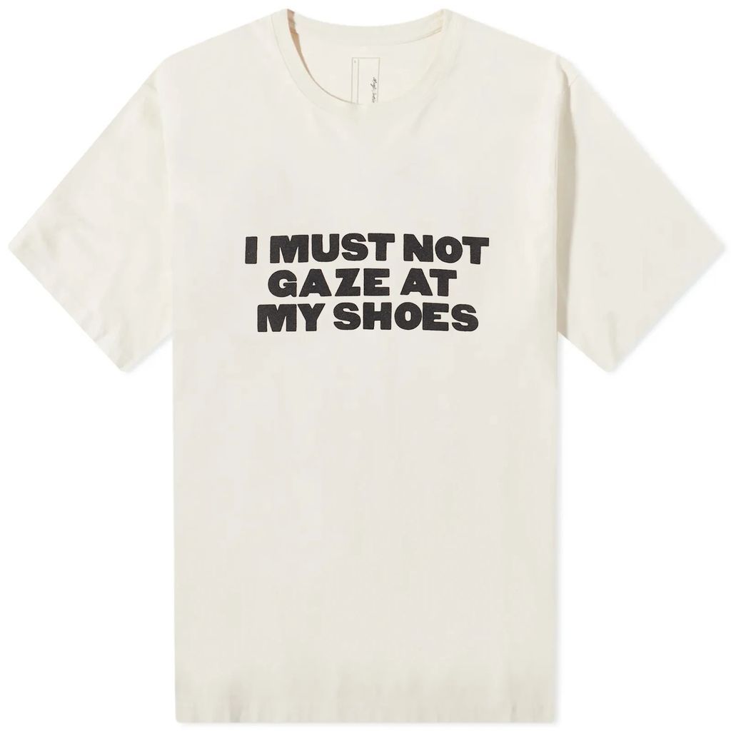 Men's Shoe Gaze T-Shirt Off White
