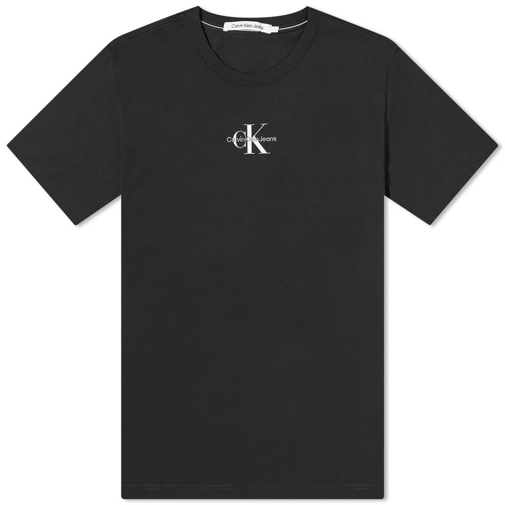 Men's Monologo Regular T-Shirt Ck Black