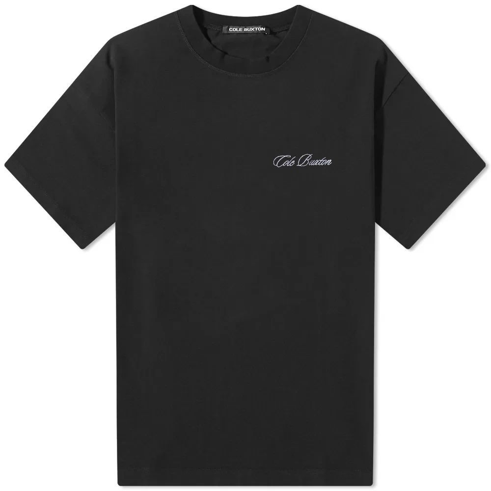Men's Classic Embroidery T-Shirt Black
