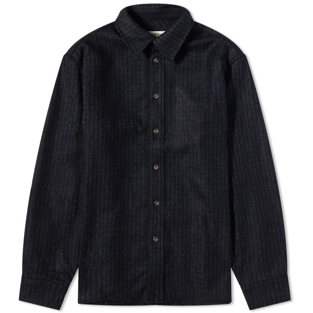 Men's Dullu Overshirt Midnight Check