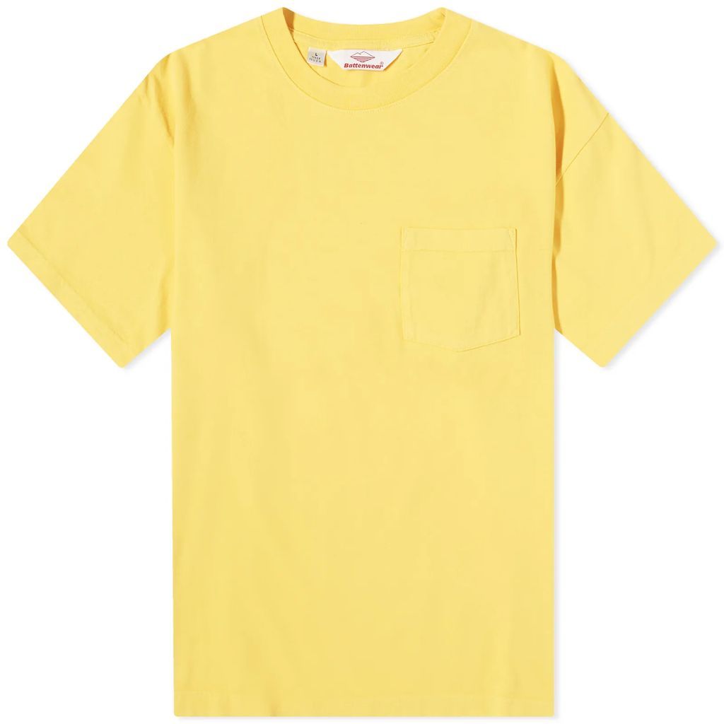 Men's Pocket T-Shirt Mustard
