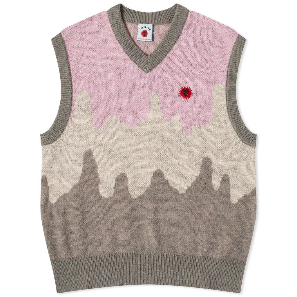 Men's Drippy Sweater Vest Multi