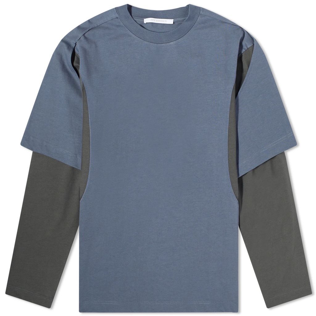 Men's Dual Sleeve T-Shirt Muted Black