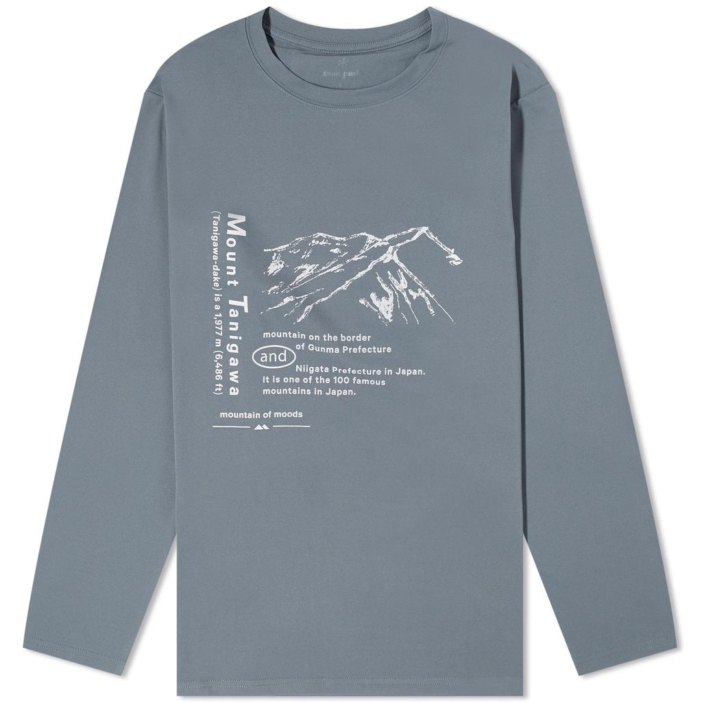 Men's x Mountain of Moods Mt.Tanigawa Long Sleeve T-Shir Grey