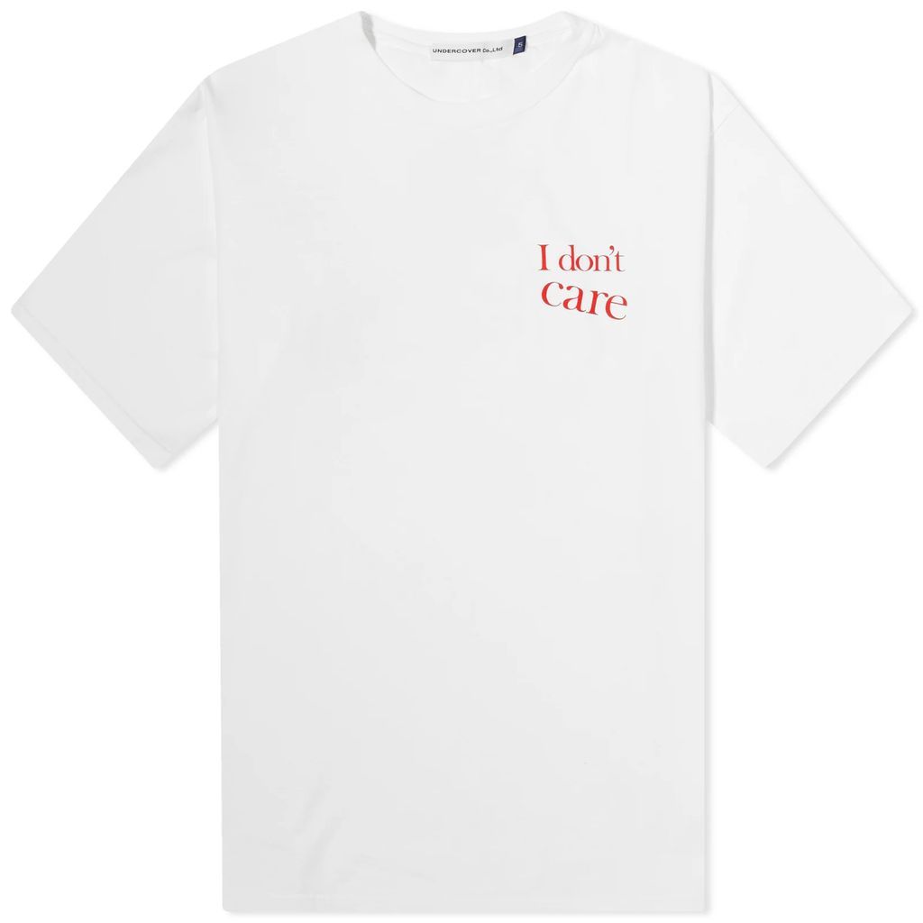 Men's I Don't Care T-Shirt White