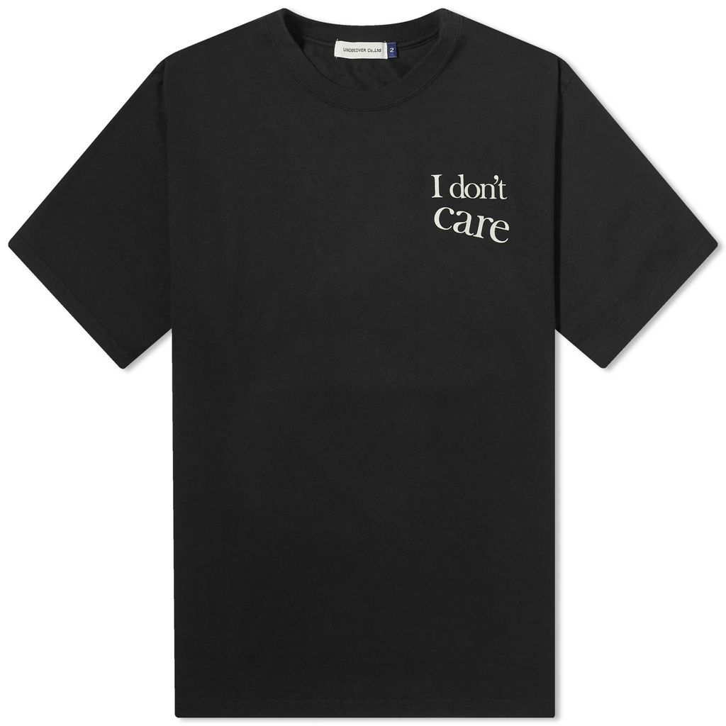 Men's I Don't Care T-Shirt Black