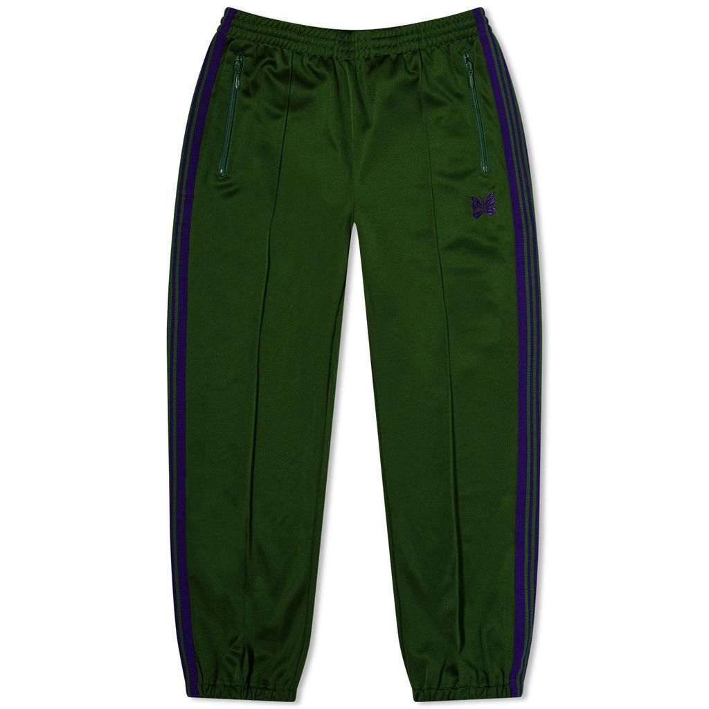 Men's Poly Smooth Zipped Track Pant Ivy Green