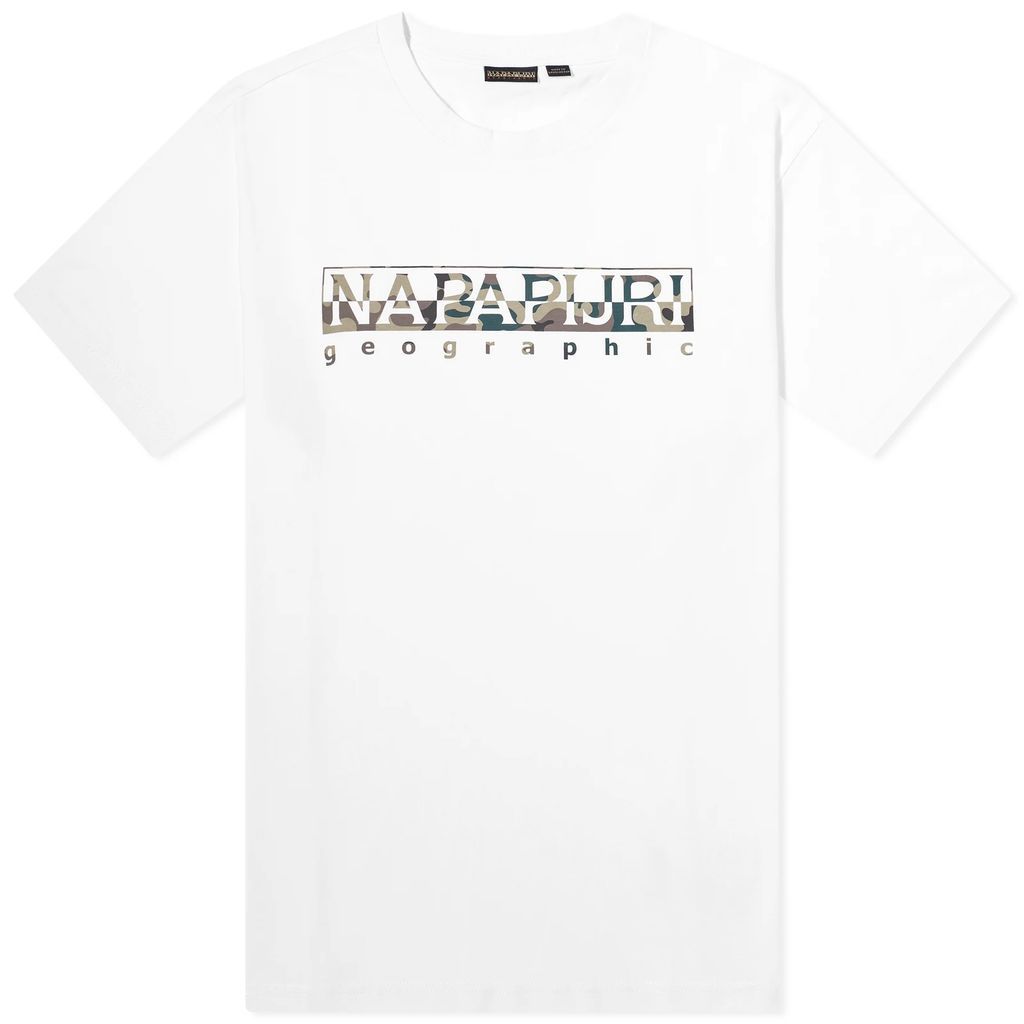Men's Telemark Graphic Logo T-Shirt Bright White