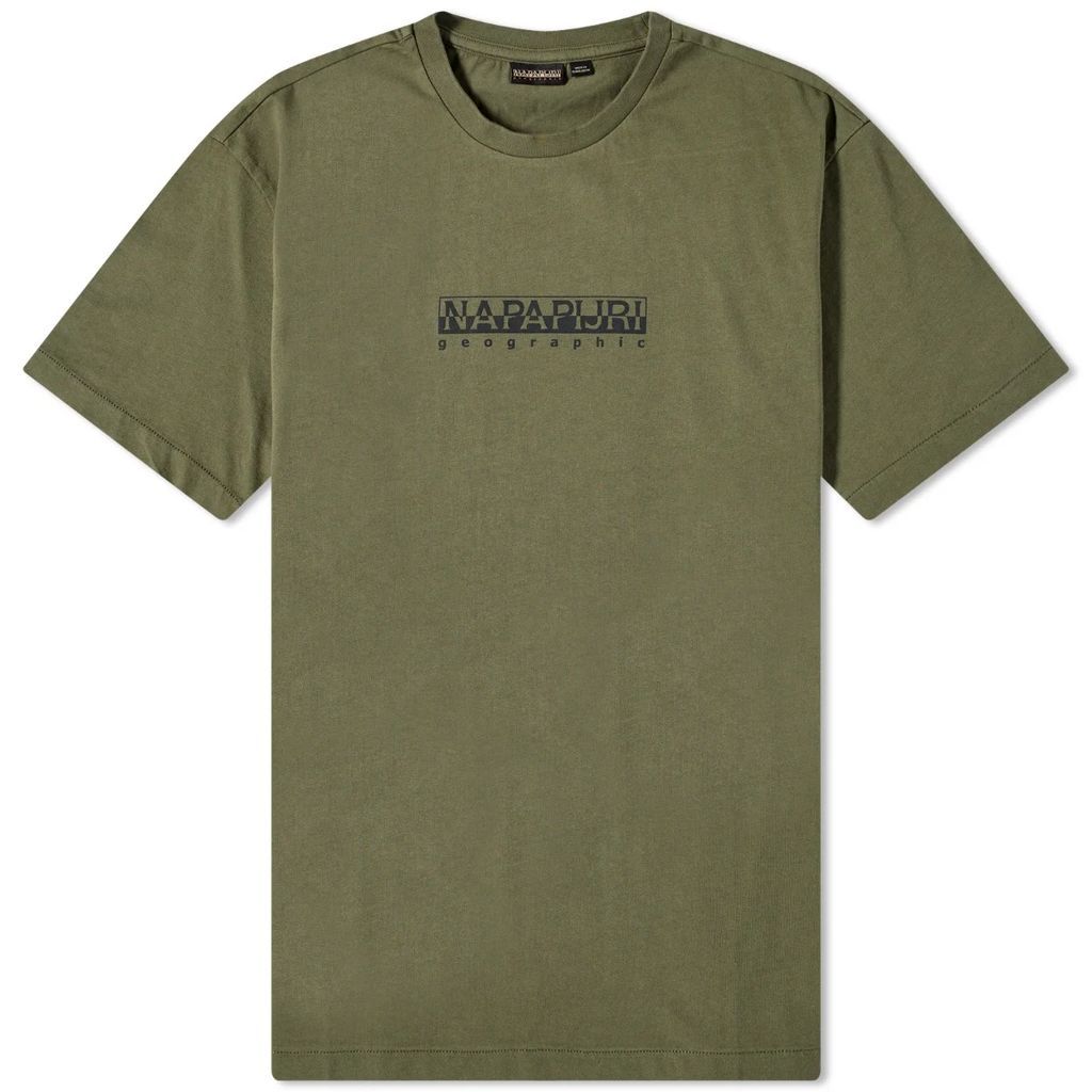 Men's Box Logo T-Shirt Green Depths