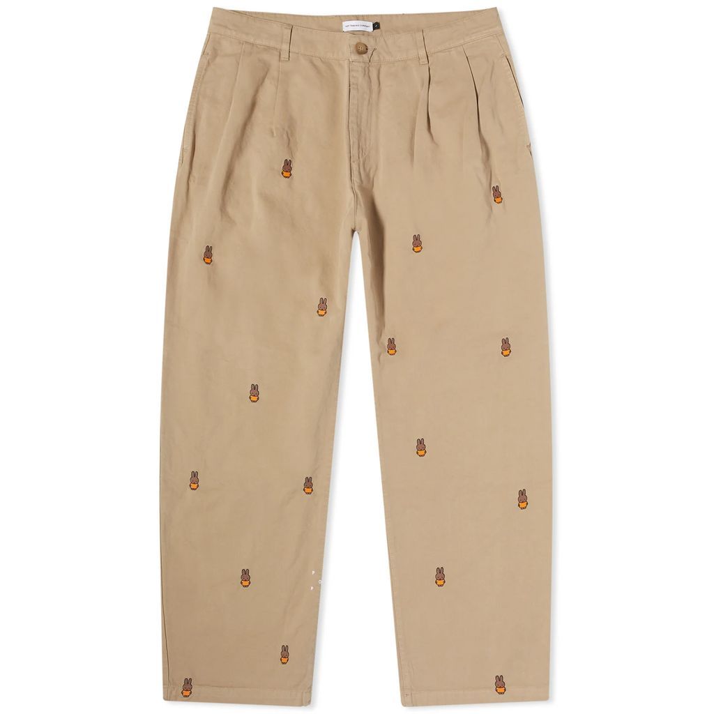 Men's x Miffy Embroidered Pant Tan