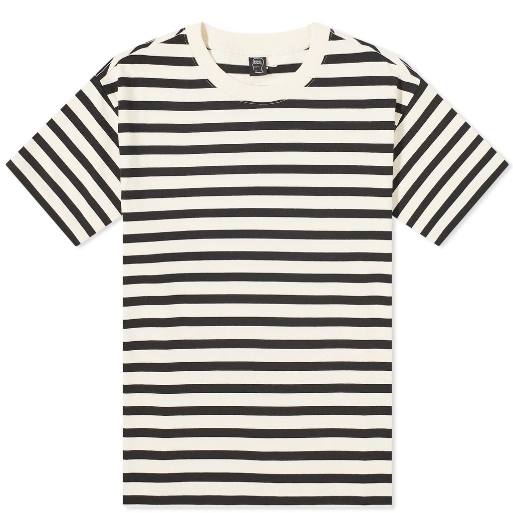 Men's Organic Striped T-Shirt Black