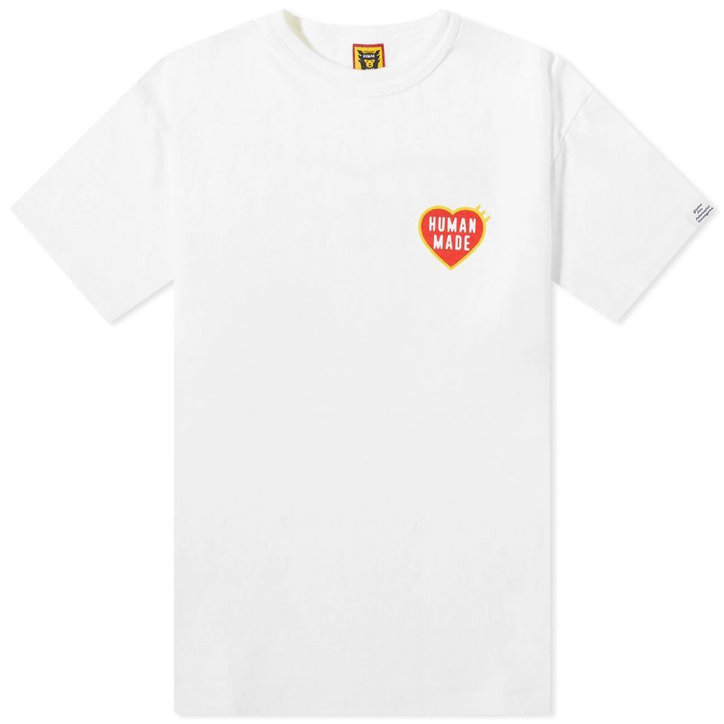 Men's Heart T-Shirt White
