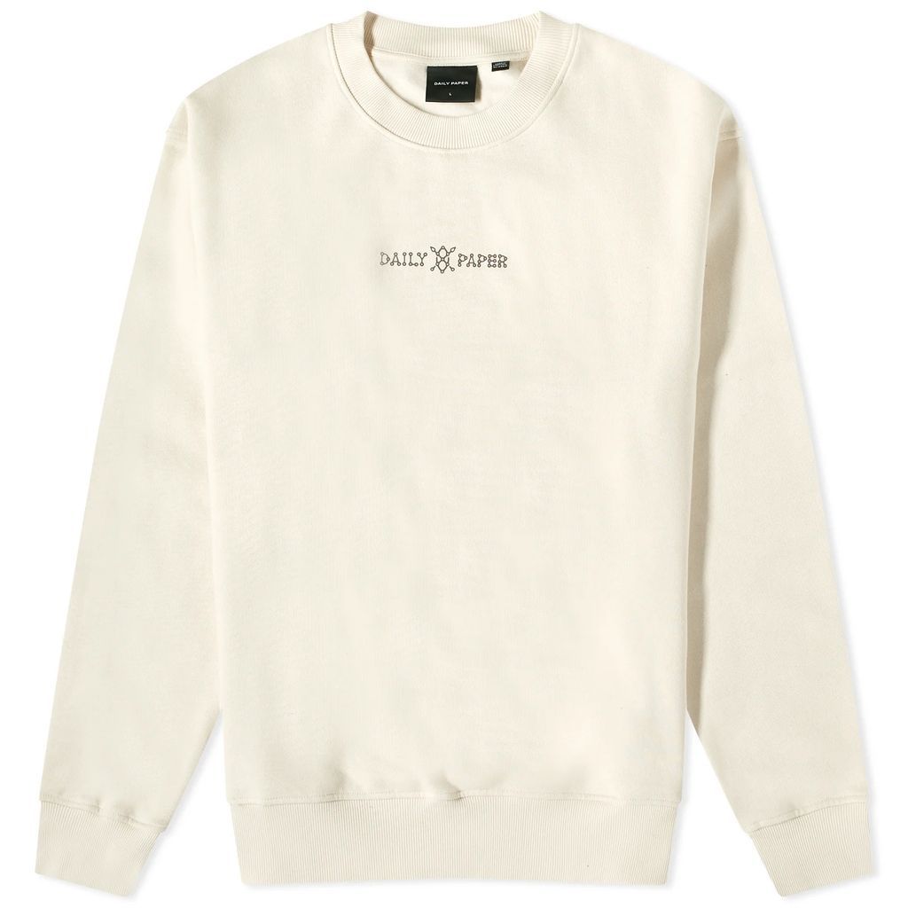 Men's Raysan Crew Neck Sweater Birch White