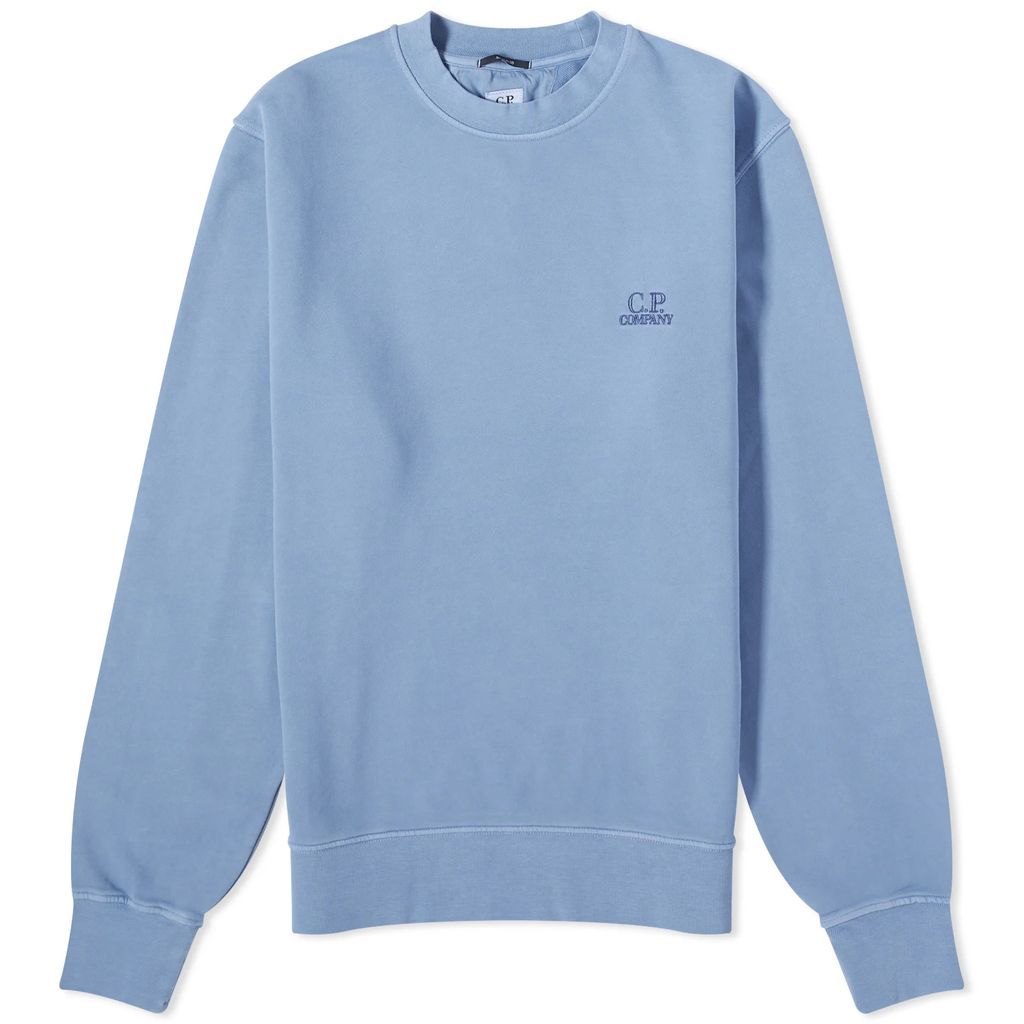 Men's Diagonal Fleece Crew Sweat Riviera