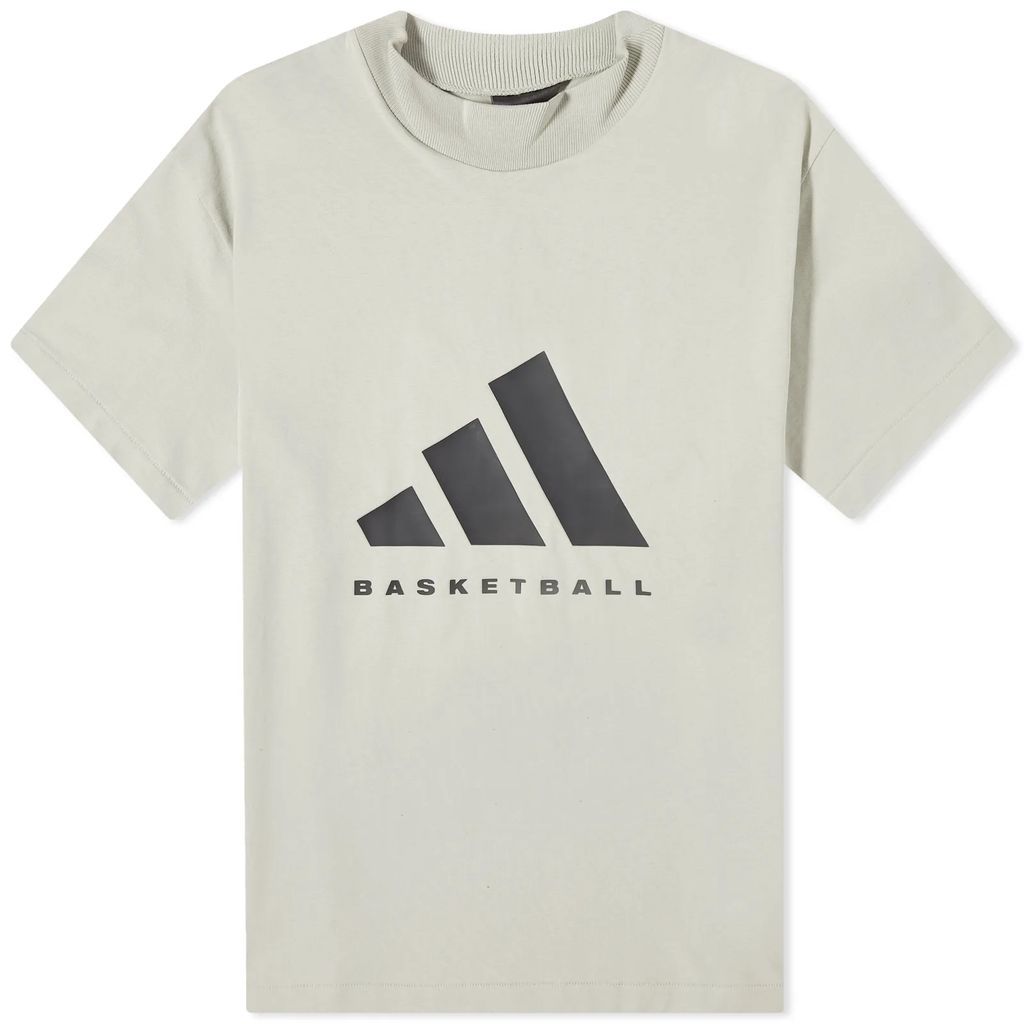 Basketball Logo T-Shirt Sesame