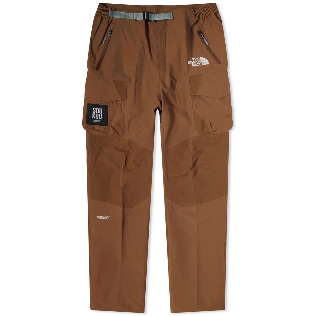 x Undercover Men's Soukuu Geodesic Shell Pant Sepia Brown