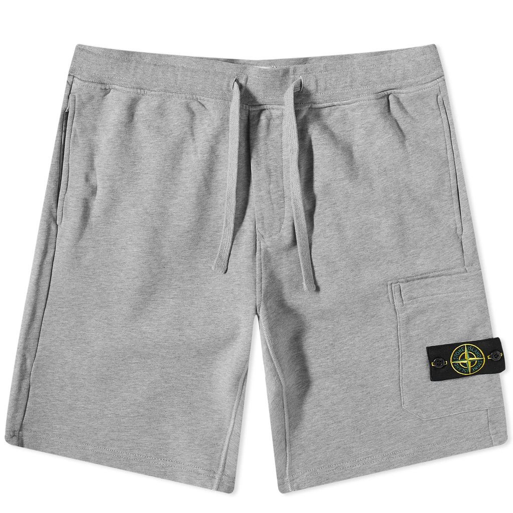 Men's Garment Dyed Sweat Shorts Grey Marl
