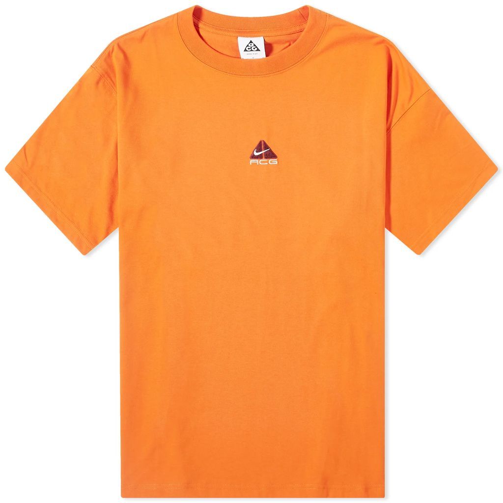 Men's Acg Lungs T-Shirt Campfire Orange