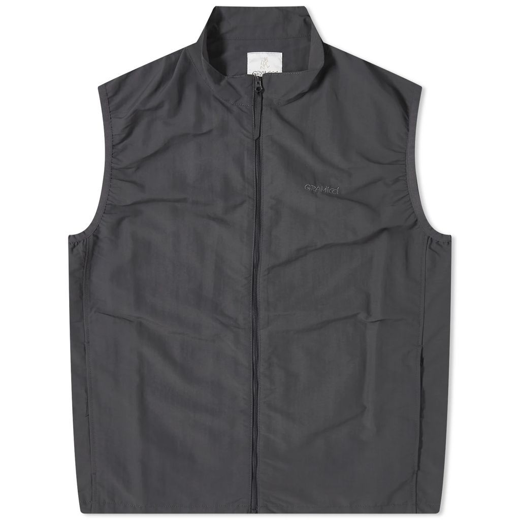 Men's Nylon Tussah Tactical Vest Stone Grey