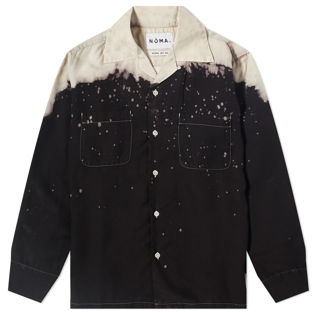 Men's Hand Dyed Vacation Shirt Black