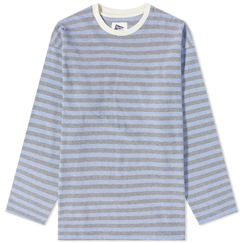 Men's Long Sleeve Hawkinson Striped T-Shirt Blue/Navy