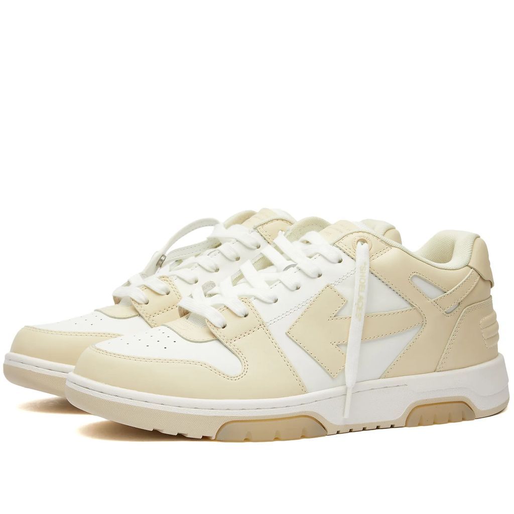 Men's Out Of Office Low Leather Sneaker White/Beige